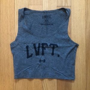 Live fit cropped tee